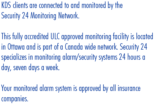 KDS Security - Monitored Alarm Systems - Kemptville Ontario